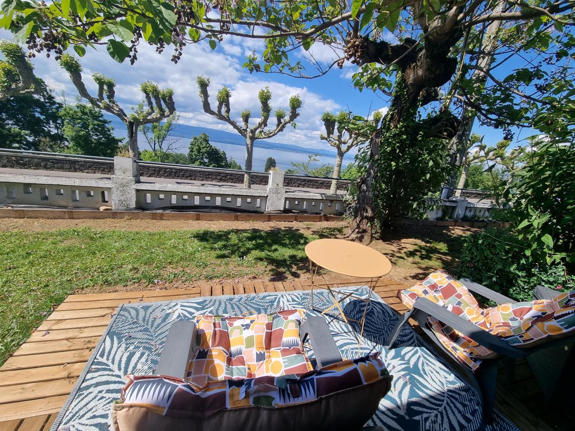 Appartement Cozy 2 Panoramique Lac Leman トノン・レ・バン エクステリア 写真